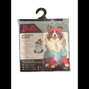 NWT Barbie Aerobics Pet Costume - Fun‎ & Funky Outfit for Dogs Halloween